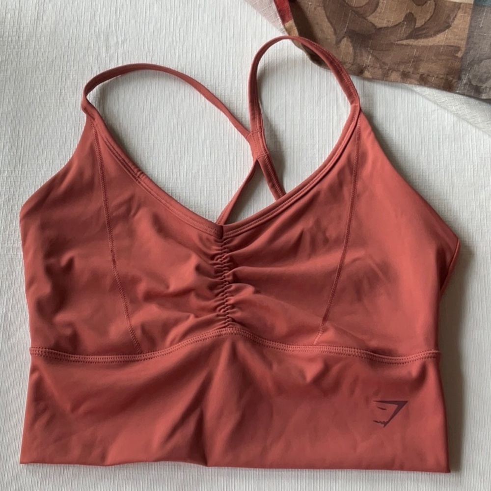Gymshark Terracotta Racerback Longline